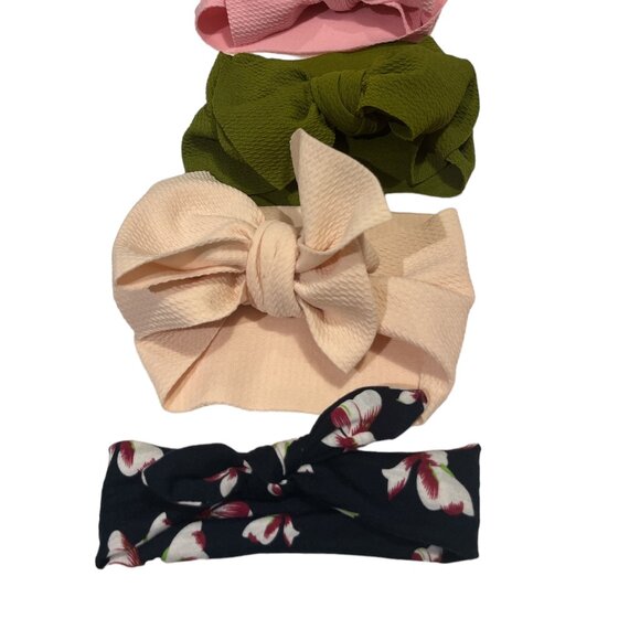 Lot of 12 Toddler Girl Headbands Various Styles and Colours Thick & Thin - Picture 4 of 8